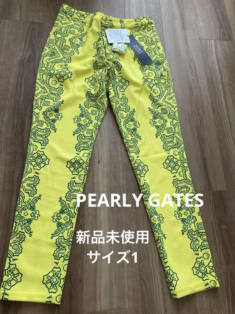 ⭐︎週末再値下げ⭐︎パーリーゲイツ ペイズリー 新品 ニコちゃん イエロー 1