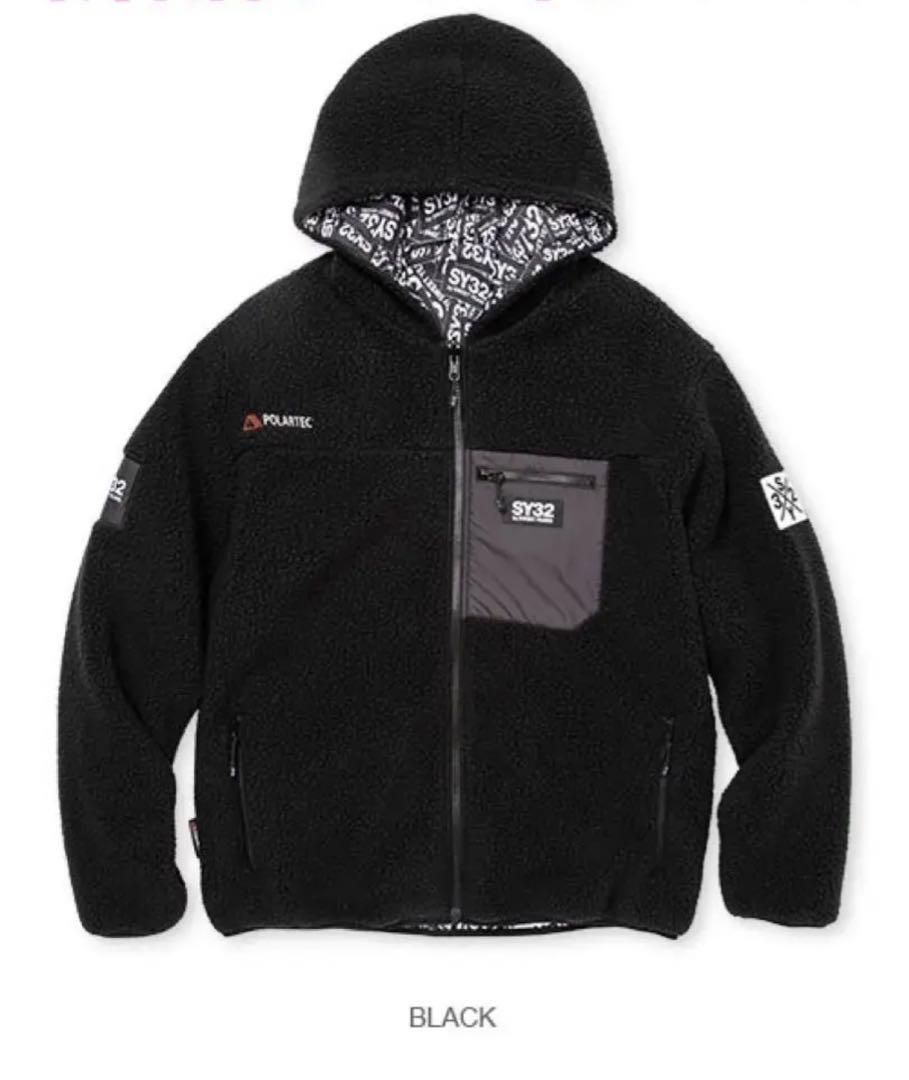 SY32 新品POLARTEC リバーシブルフーディー