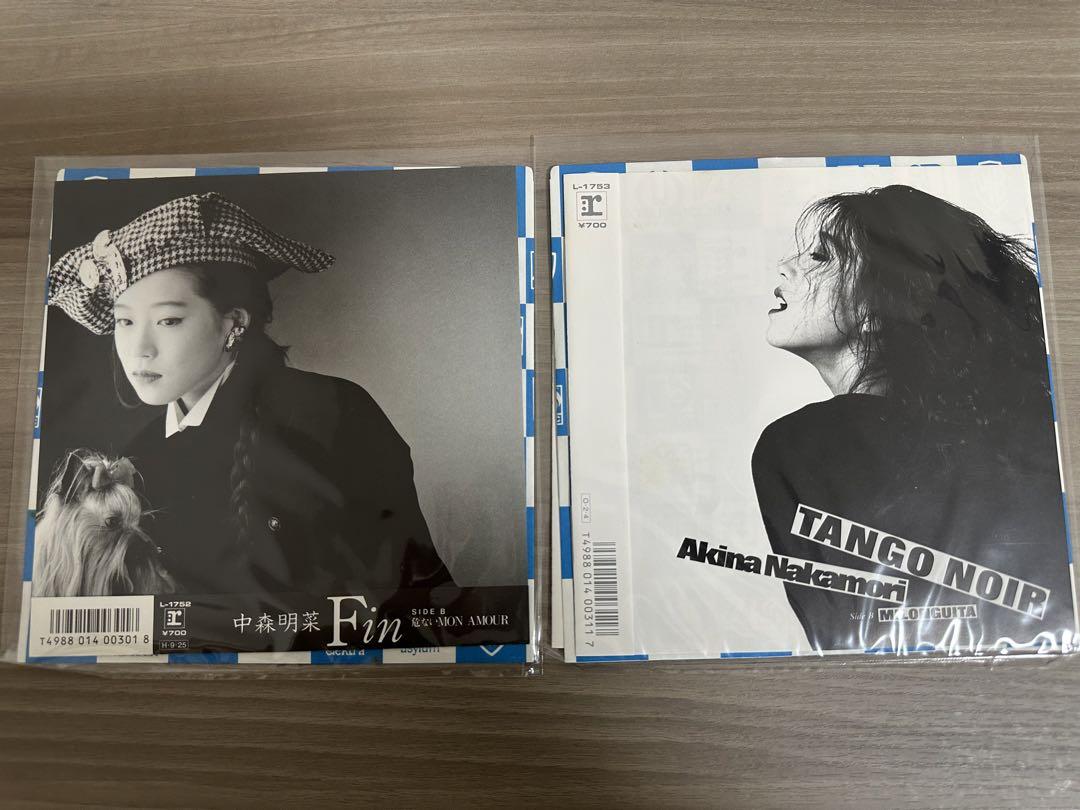 【昭和完全新品!コレクション!】中森明菜『Fin』『TANGO NOIR』