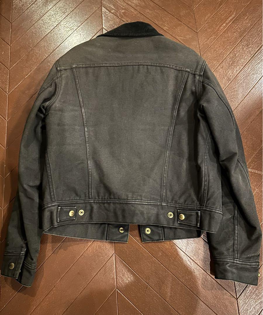 希少 Scarecrow Yah Ta Hey leatherデニムジャケット