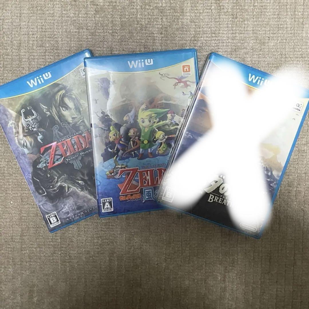 バラ売り可能!WiiUゼルダの伝説 3本セット