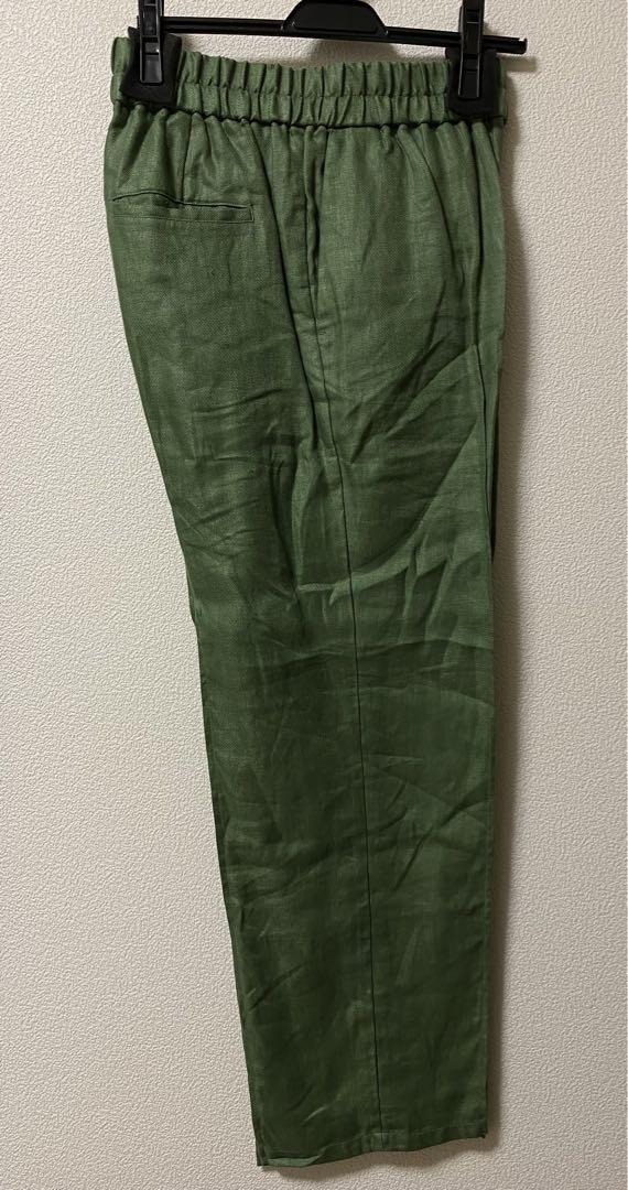 スラックス semoh Linen Pin Tuck Trouser