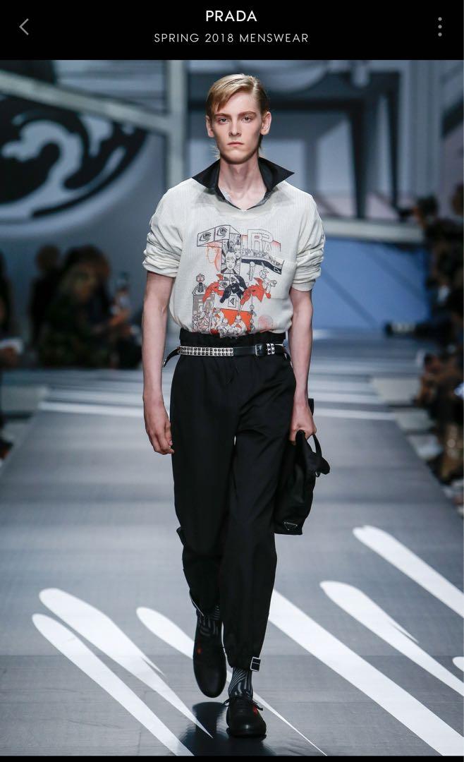PRADA 18SS ナイロンパンツ 46