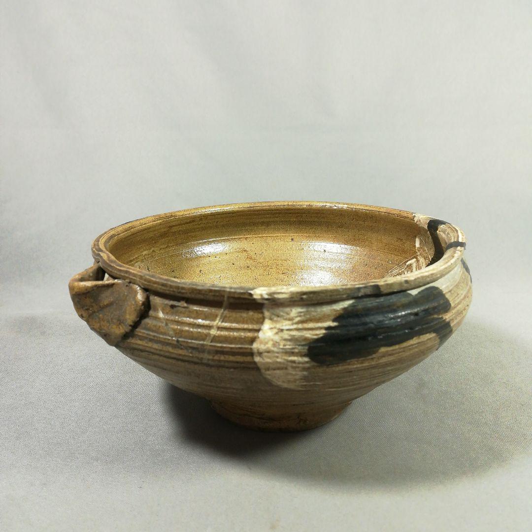 古赤膚焼 赤ハタ 奥田木白 片口鉢 片口茶碗 茶道
