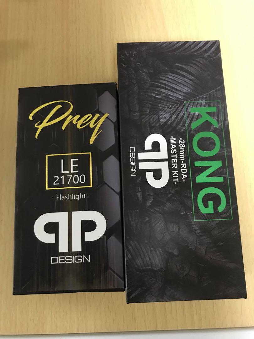 タバコグッズ QP KONG RDA PREY mech mod (matte black)