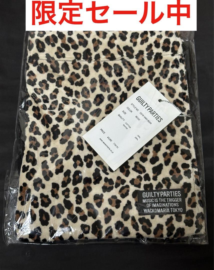 新品 LEOPARD VELOR SHOULDER PORCH ワコマリア 巾着