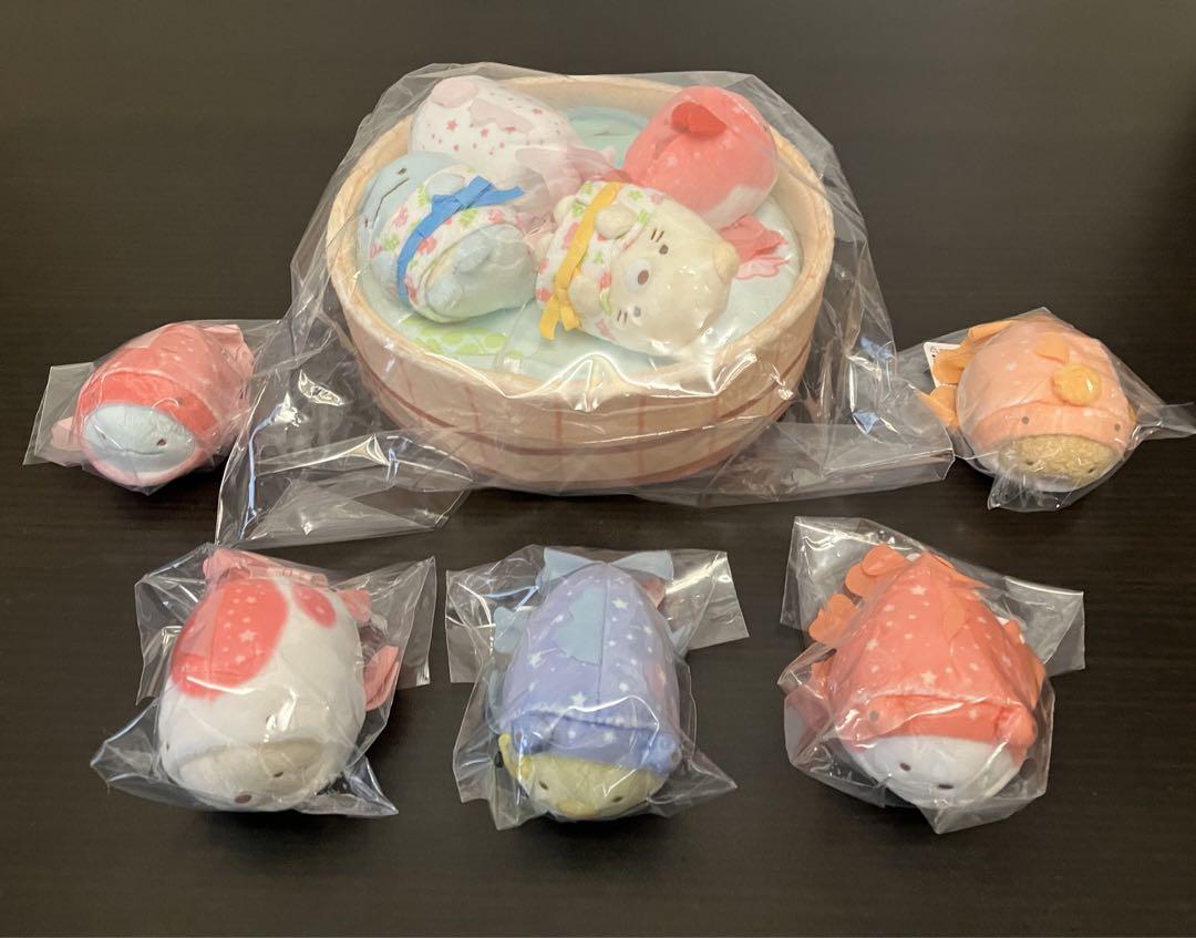 6点セット てのりぬいぐるみ シーンぬいぐるみ 深堀隆介展 すみっコぐらし
