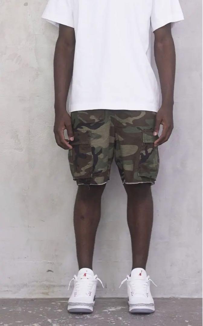 ショートパンツ Mlvince CAMO CARGO SHORTS
