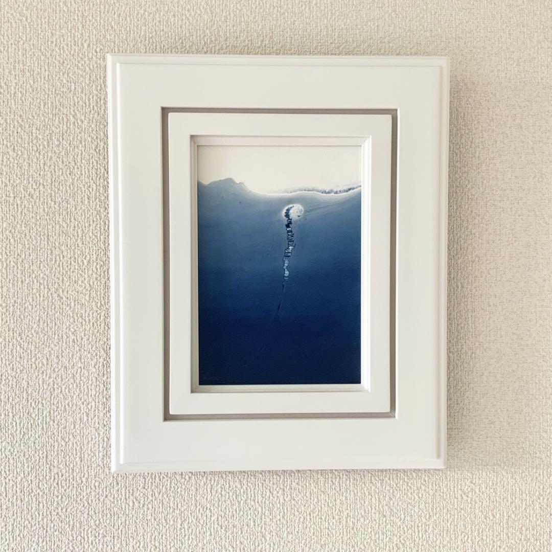 ◎ 絵画 「 何処へ 3 」 額縁付 油彩画*