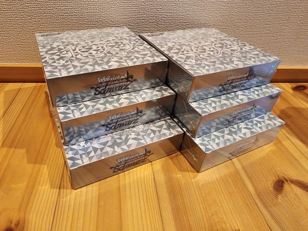 ヴァイスシュヴァルツ ディズニー 100 6BOX シュリンクあり
