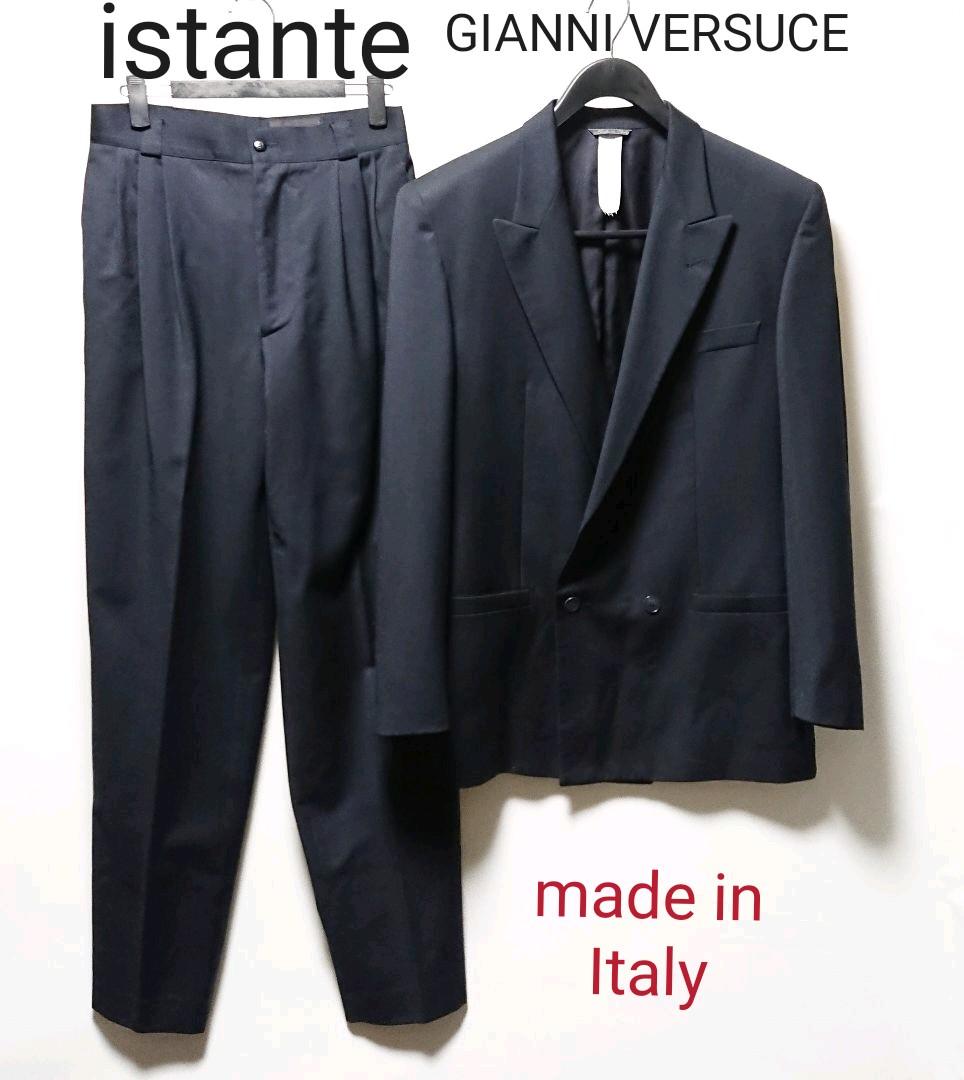 イタリア製◇ジャンニヴェルサーチ·イスタンテistante◇ダブルブレストスーツ