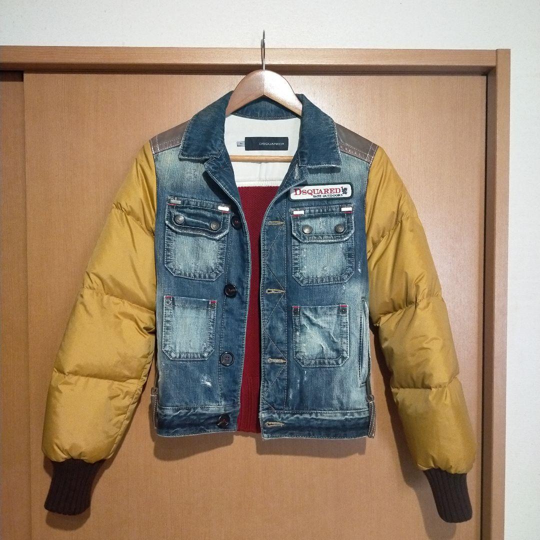 dsquared ダウン デニムジャケット サイズ44