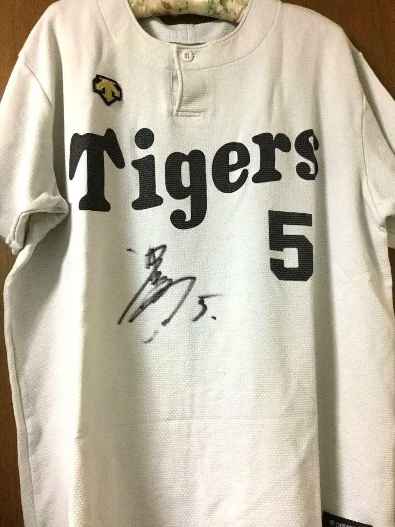 阪神優勝時代 プロ野球選手実使用直筆サイン入りプロ仕様Tシャツ 阪神タイガース