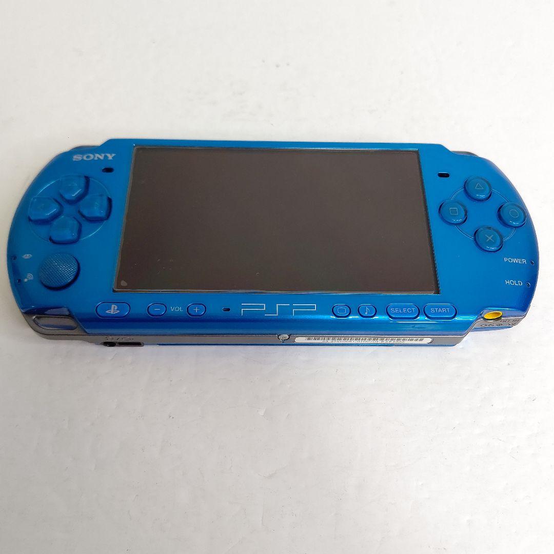 SONY PSP3000 バイブラントブルー 画面極美品 ソニー ゲーム機