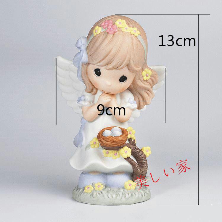 春の天使 新しい命を迎える 陶磁器 ee