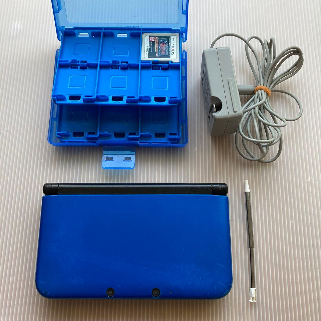 ニンテンドー3DS LL ブルー&ブラック ソフト&ケース