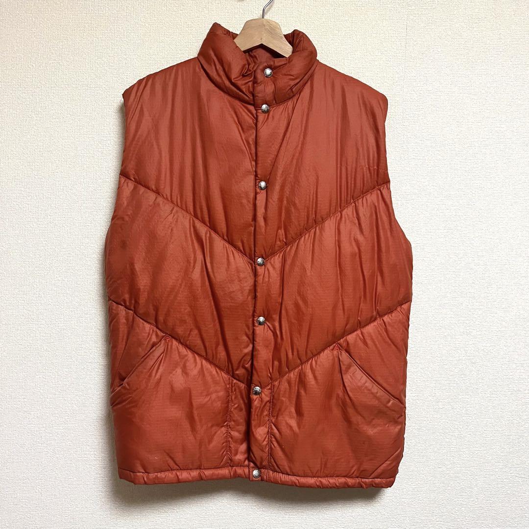 70s the north face 茶タグ 中綿ベスト