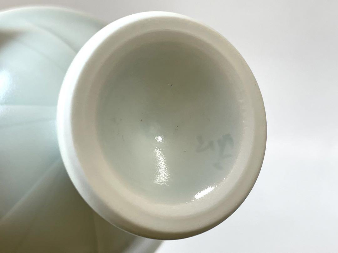 陶芸家 作家物 森和之 青白磁 高杯 馬上盃 師 前田昭博