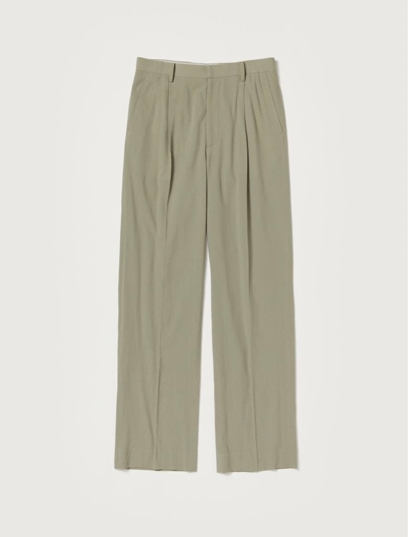スラックス AURALEE HARD TWIST WOOL VIYELLA SLACKS