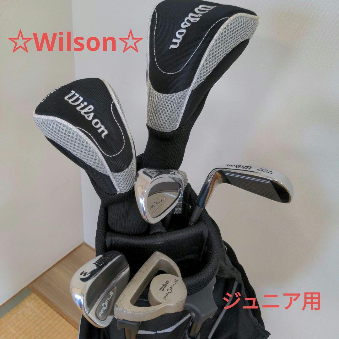 【週末セール!】Wilson PROFILE ジュニア ゴルフクラブセット 6本