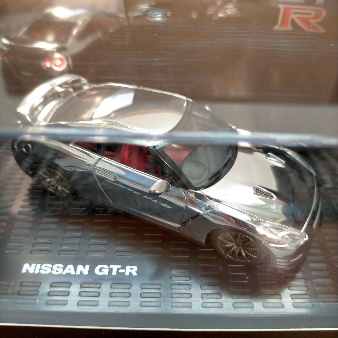 日産純正 モデルカー GT-Rクロムメッキ仕様