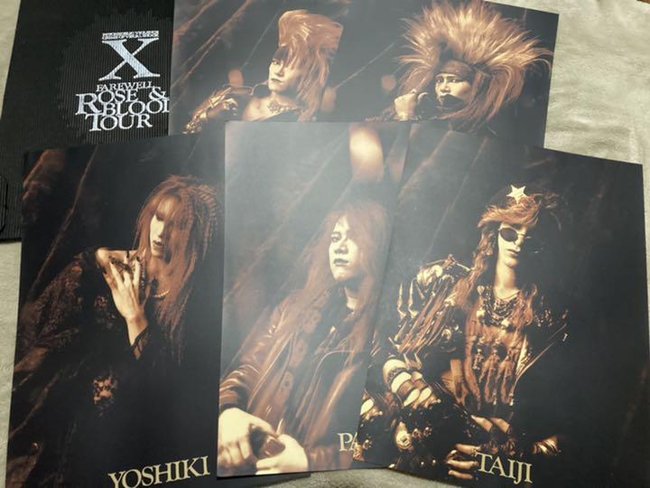 X JAPAN ROSE & BLOOD TOUR 公式ポスター美品