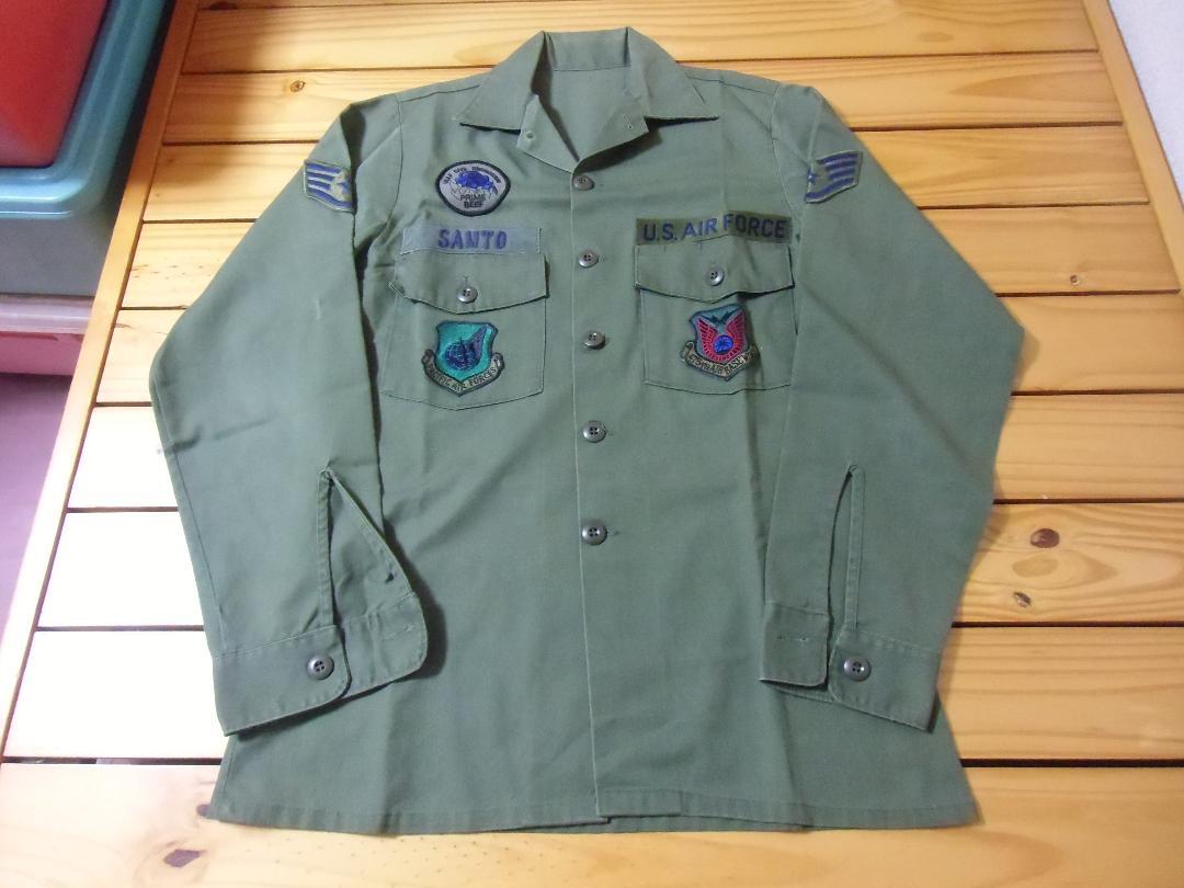 ★1980年代*アメリカ軍*空軍*OG507ユティリテシャツ(実物)