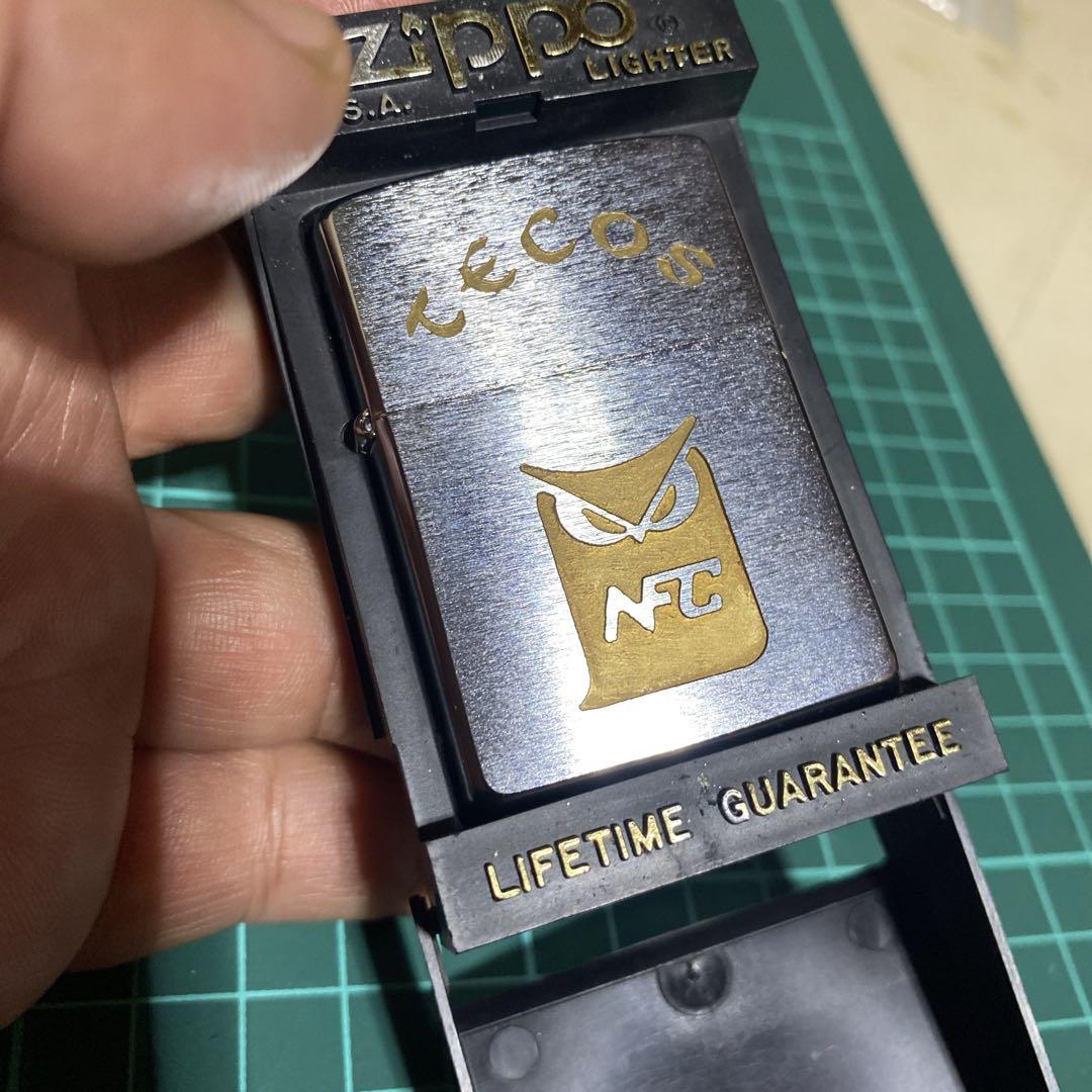 ジッポ ビンテージ TECOS NFC サッカー オイルライター