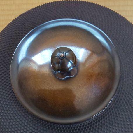 A 119 茶道 炉用 ・丸形総霰釜 ( 庄造造 )