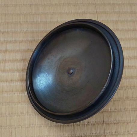 A 119 茶道 炉用 ・丸形総霰釜 ( 庄造造 )