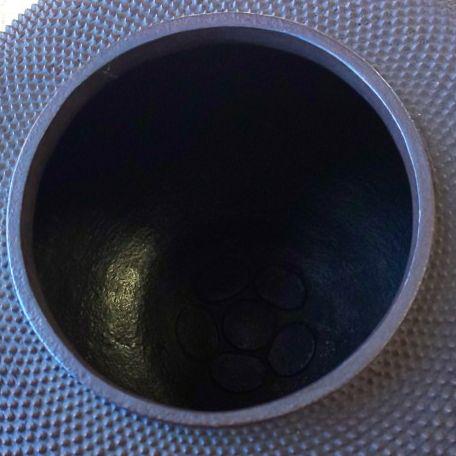 A 119 茶道 炉用 ・丸形総霰釜 ( 庄造造 )
