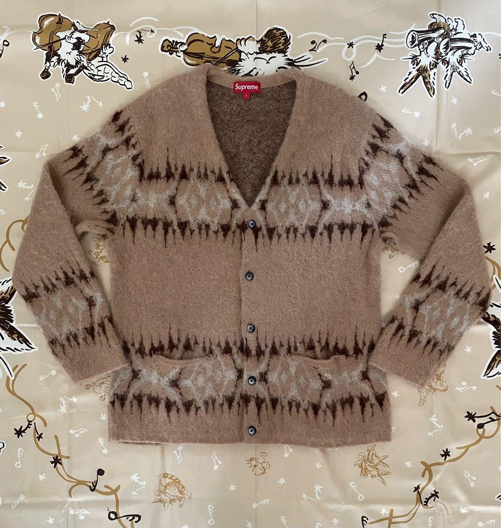 supreme シュプリーム モヘア カーディガン L