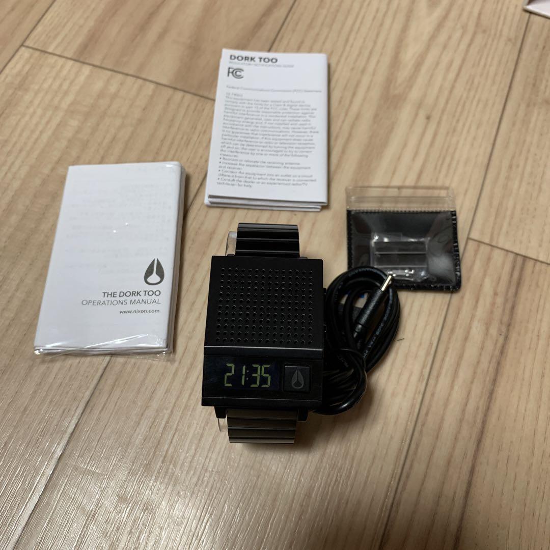 新品・未使用 NIXON DORK TOO 時計 オールブラック