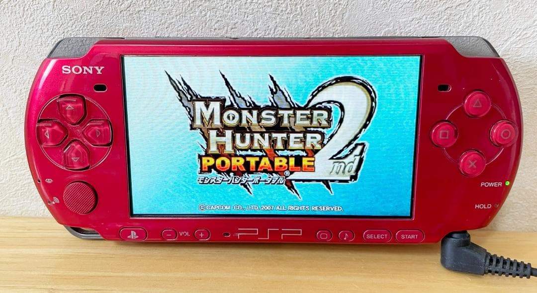 PSP,3000,ラディアント・レッド,PlayStationポーダブル