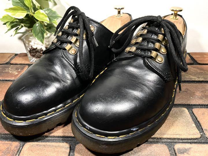イングランド製 Dr.Martens ドクターマーチン 4フック 黒 26.5