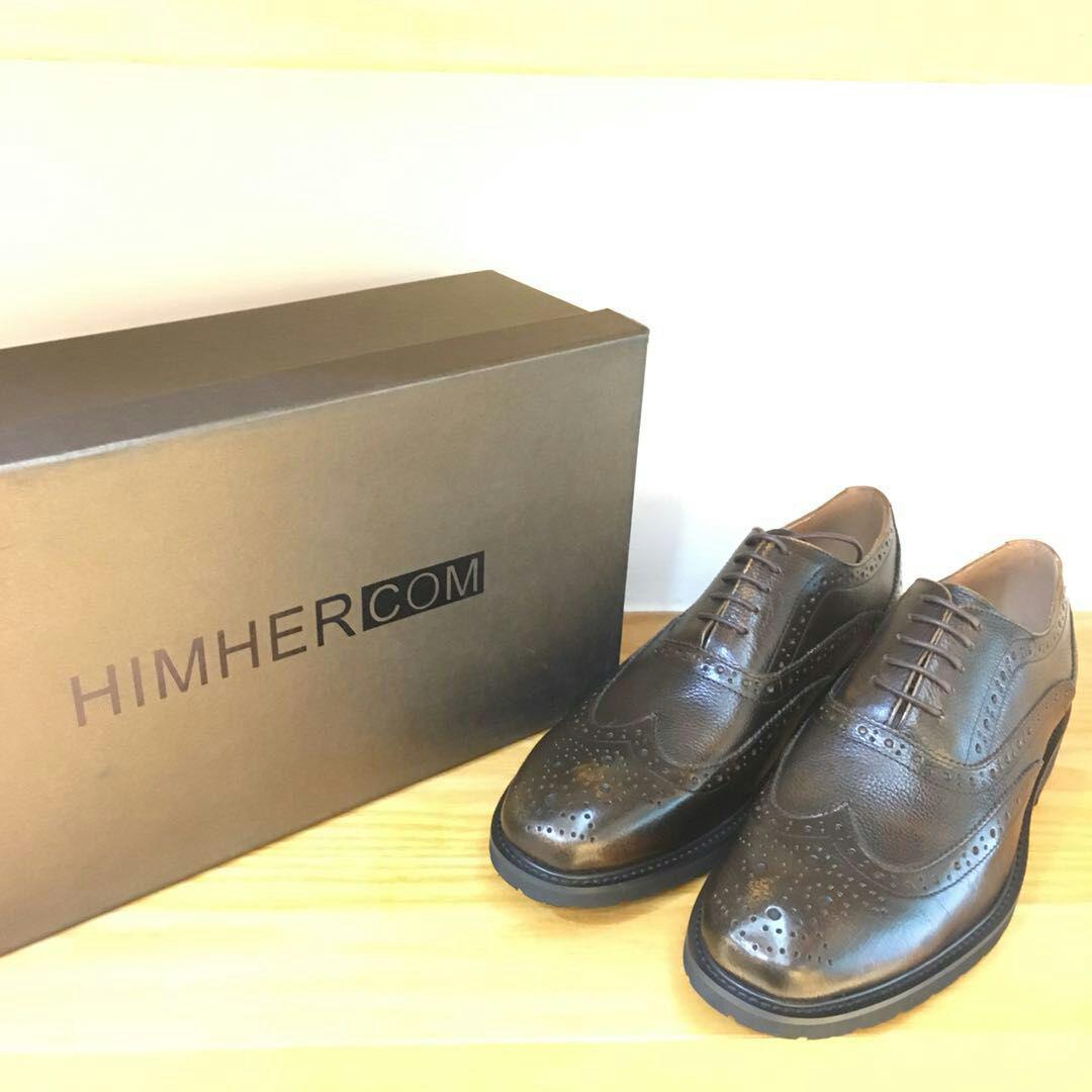 HIMHERCOM ビジネスシューズ 紳士靴 本革 サイズ:27.0cm