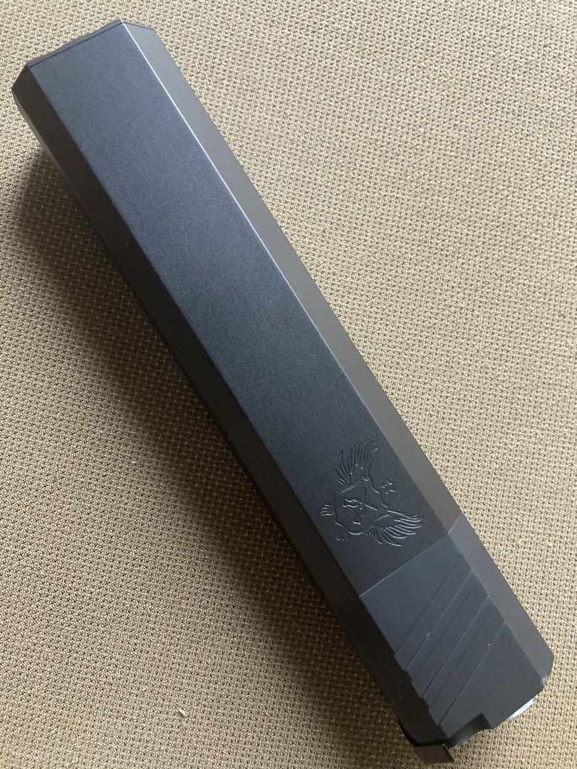 オスプレイタイプ サイレンサー 8インチ M14逆ネジ仕様 刻印あり 美品