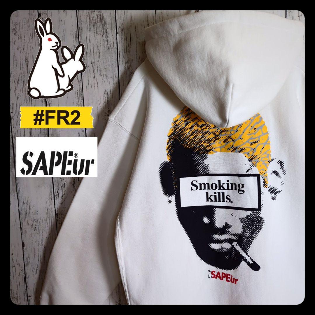 【入手困難】FR2× SAPEur サプール 限定コラボパーカー バックプリント