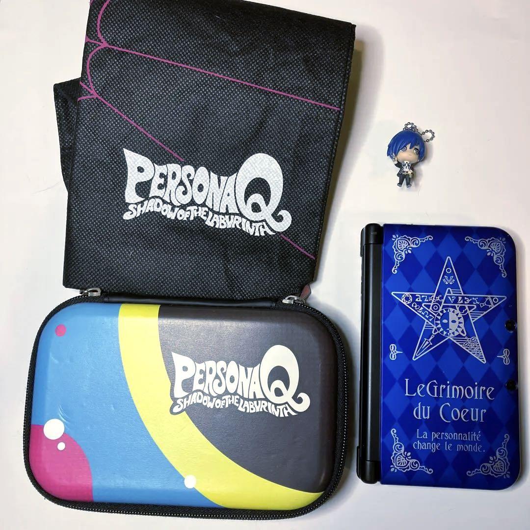 【美品】ニンテンドー 3DS LL ペルソナQ モデル 本体+ケースセット
