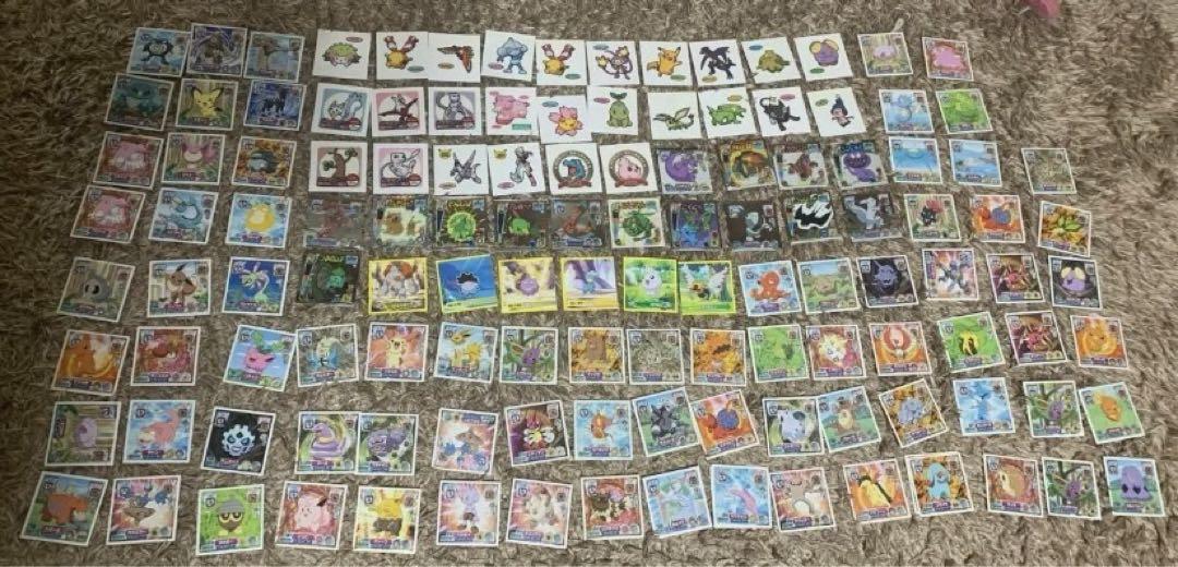 ポケモン 最強シール烈伝 シール レア 色々 128枚 ケース付き まとめ売り