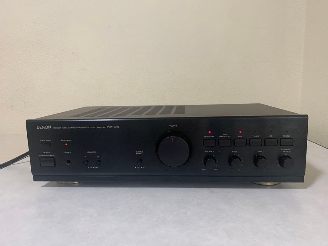 DENON プリメインアンプ PMA-390Ⅱ 通電確認済
