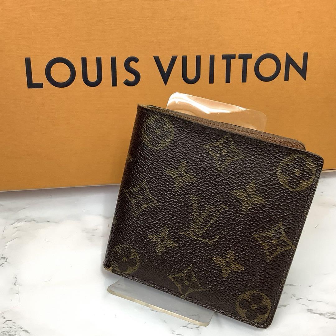 ルイヴィトン LV 二つ折りサイフ モノグラム メンズ レディース
