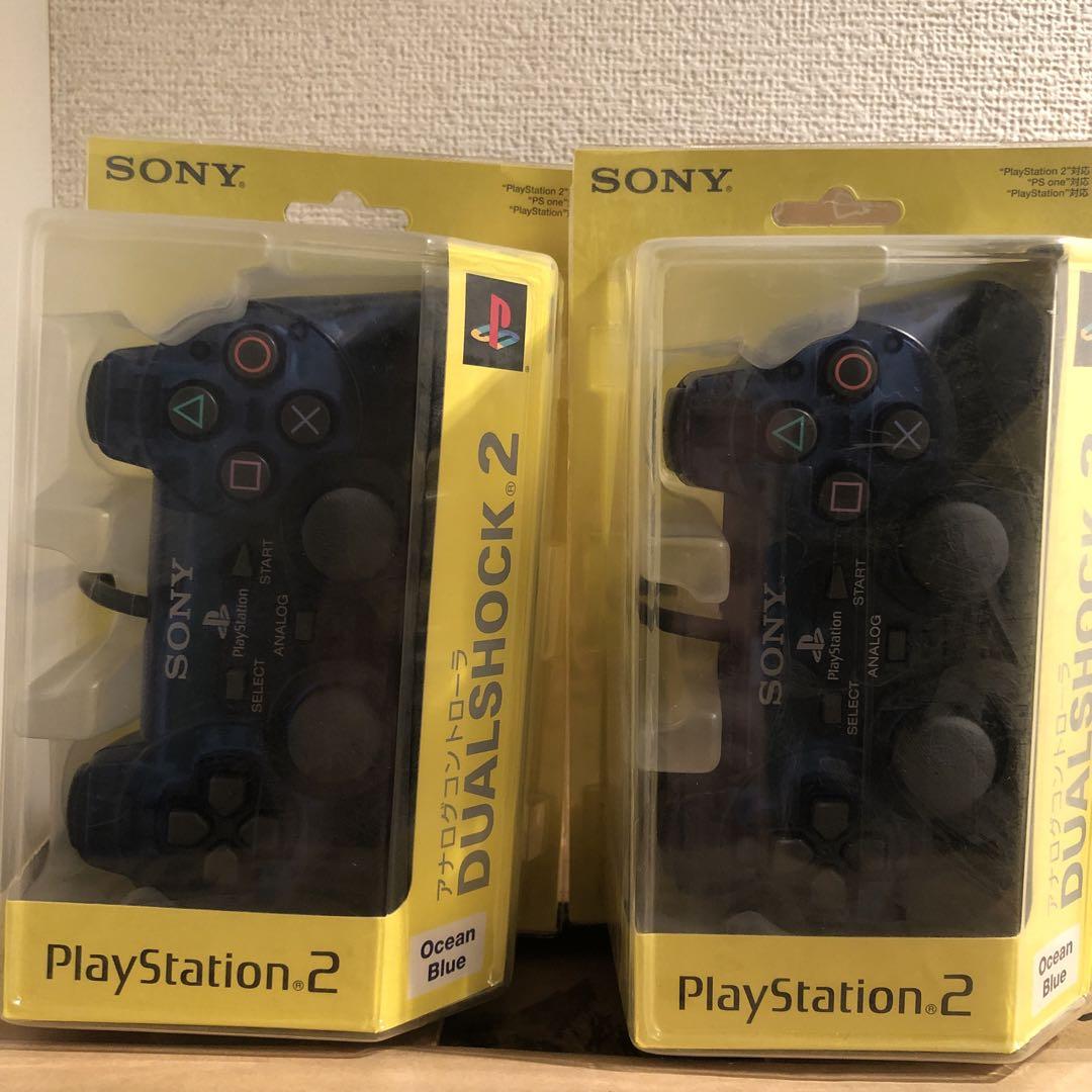 新品未使用未開封 プレステ2コントローラー マルチタップ付き