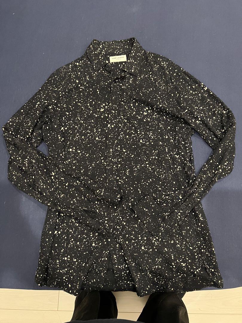 Saint Laurent サンローラン スプラッター シャツ