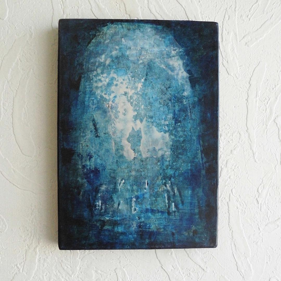 ほうじつ作 / POISON 21 アクリル画 SM号 22.7x15.8cm