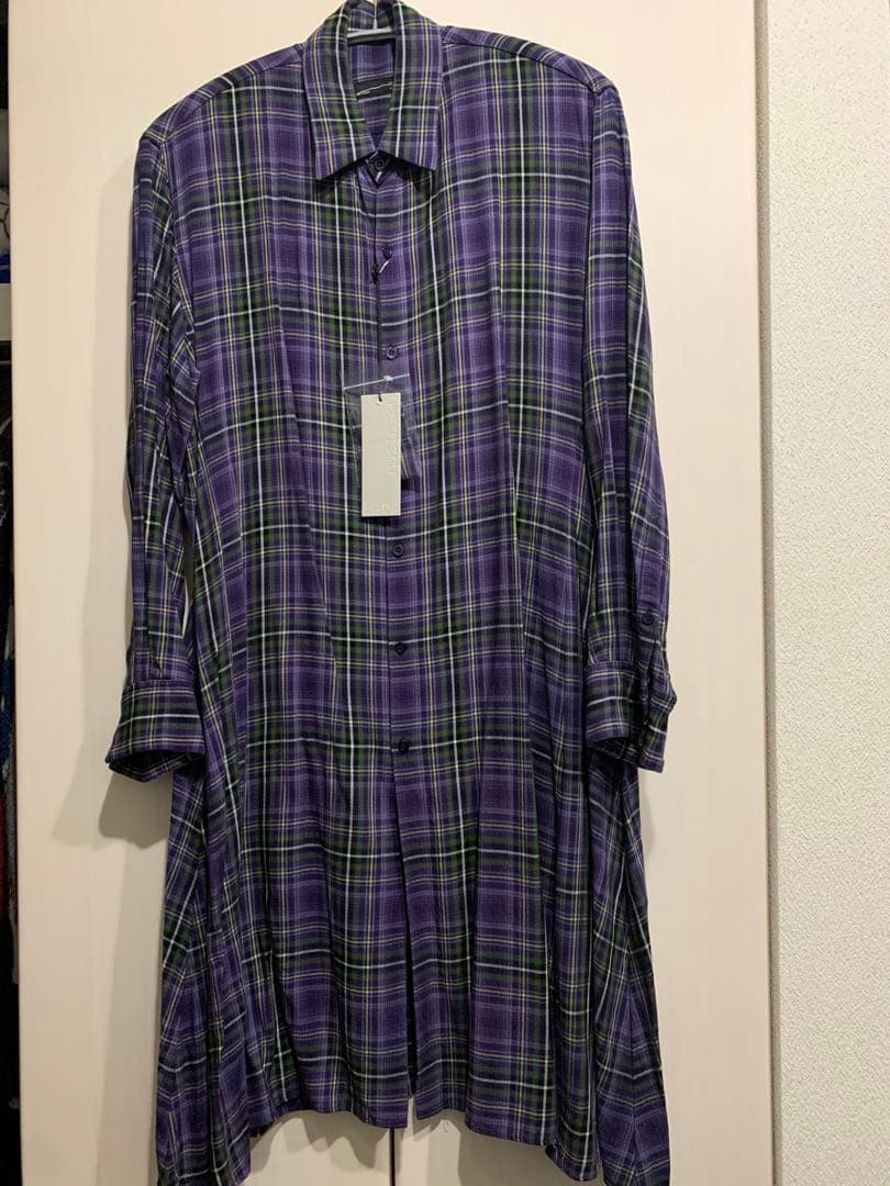 ラッドミュージシャン ロングチェックシャツ 21AW