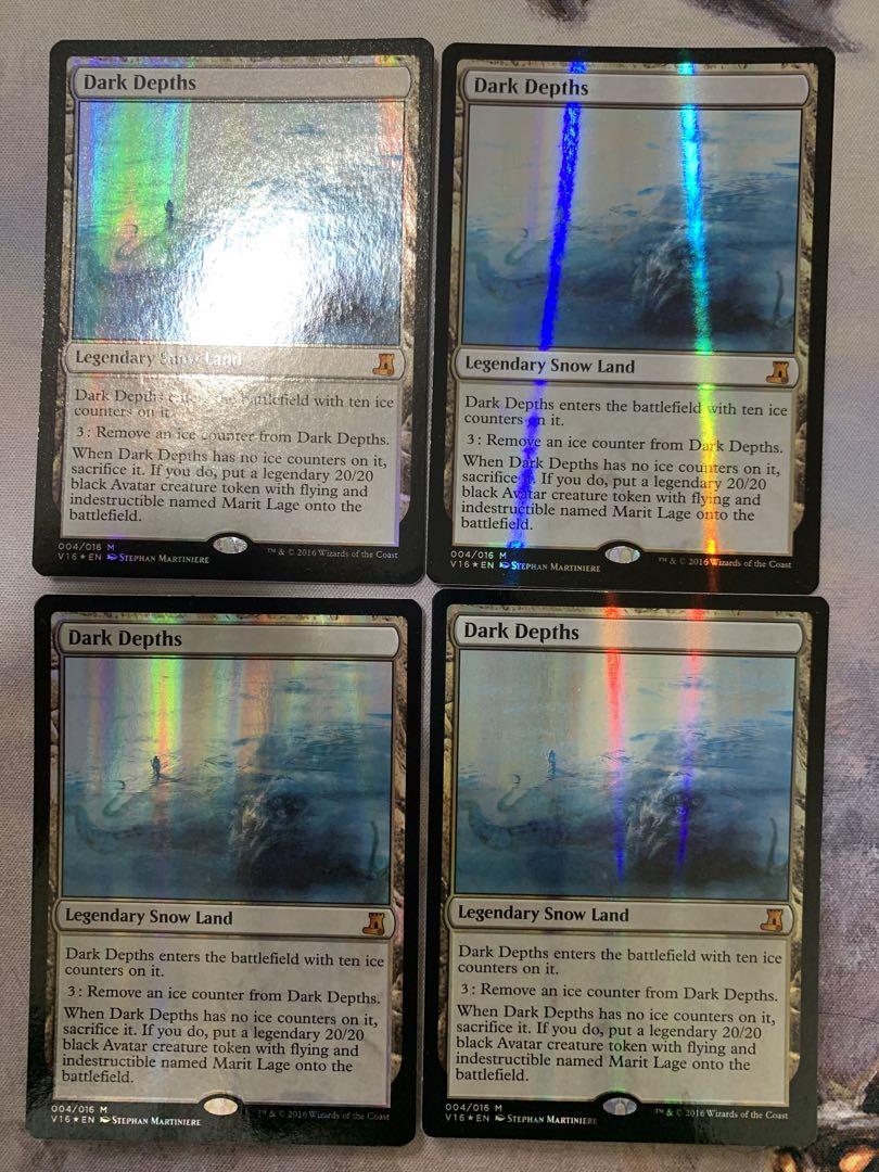 暗黒の深部 foil 英語 4枚セット