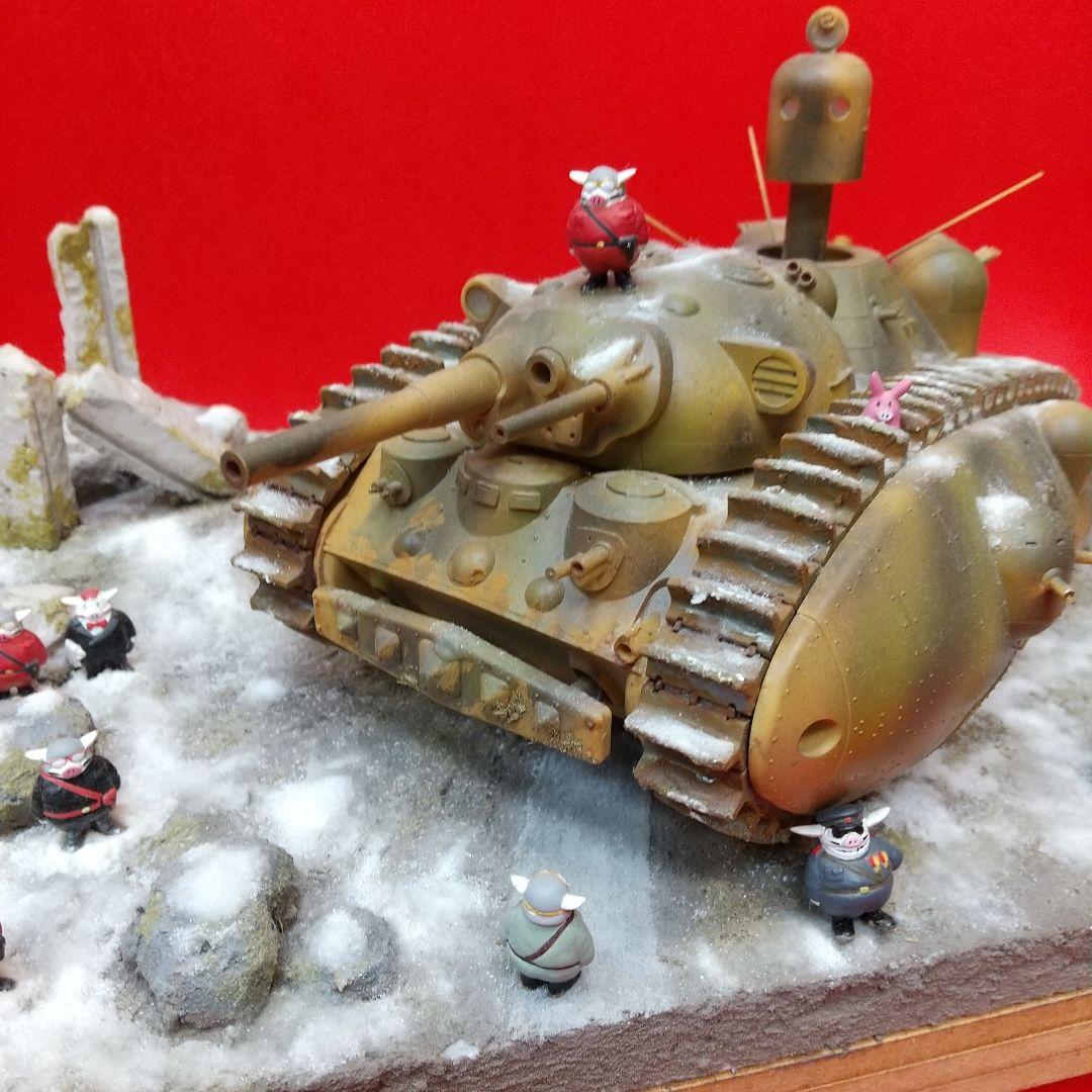 悪役1号 ジブリ 戦車 プラモデル ジオラマ