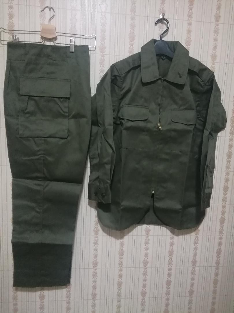 新品 陸上自衛隊 OD 作業着 上下セット (No.227)