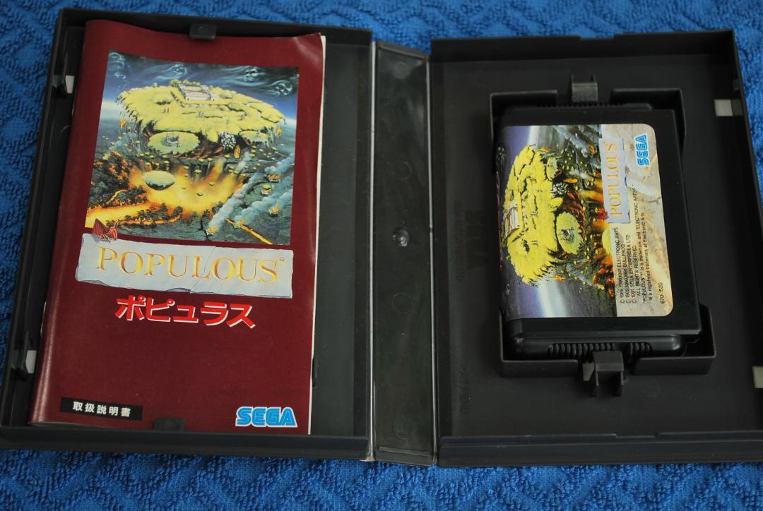 メガドライブソフト中古動作品「ポピュラス」の出品です。